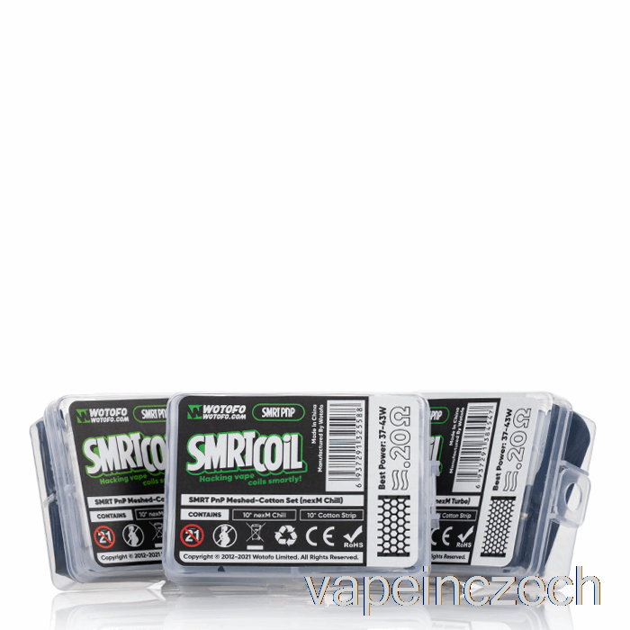 Wotofo Smrt Bavlněná Sada [bavlněná Sada] 0,6ohm Rpm Mesh Vape Pero